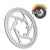 Xiaomi Mijia M365 Electric Scooter Brake Pads - Front and Rear Discs Silver