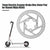 Xiaomi Mijia M365 Electric Scooter Brake Pads - Front and Rear Discs Silver