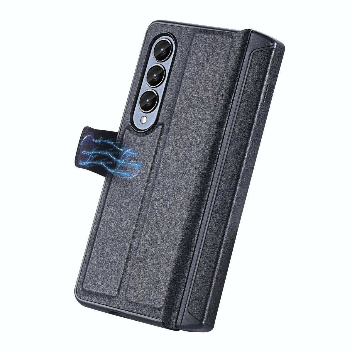 Foldable Magnetic Phone Case With Pen Holder For Samsung Galaxy Z Fold 4 - Portable And Practical