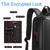 Expandable Usb Laptop Backpack for Business Travel - Black