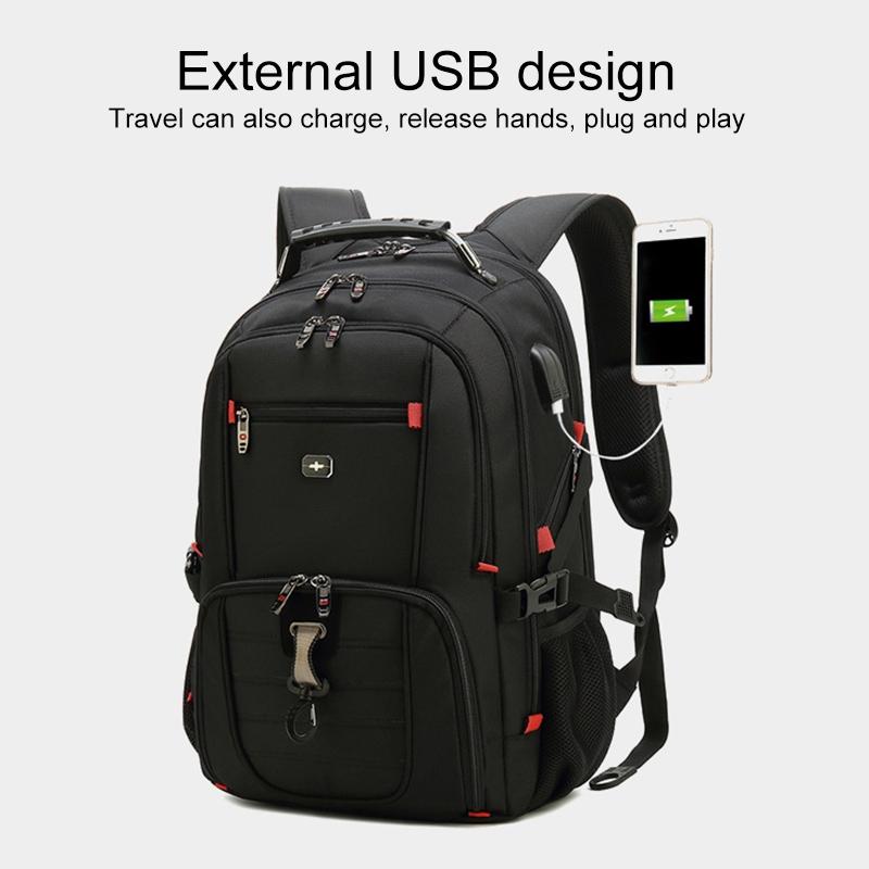 Waterproof Usb Backpack For Business Use - 18 Inch