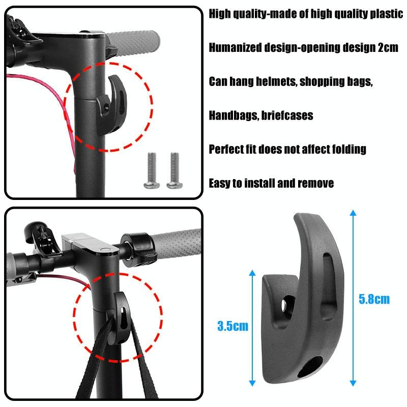 Xiaomi M365 Rear Fender Shock Absorber Bracket Cover for Electric Scooter - Black