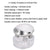 Electric Head Massager With Hot Compress & Vibration Waterproof English Version