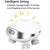 Electric Head Massager With Hot Compress & Vibration Waterproof English Version