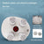 Electric Head Massager With Hot Compress & Vibration Waterproof English Version