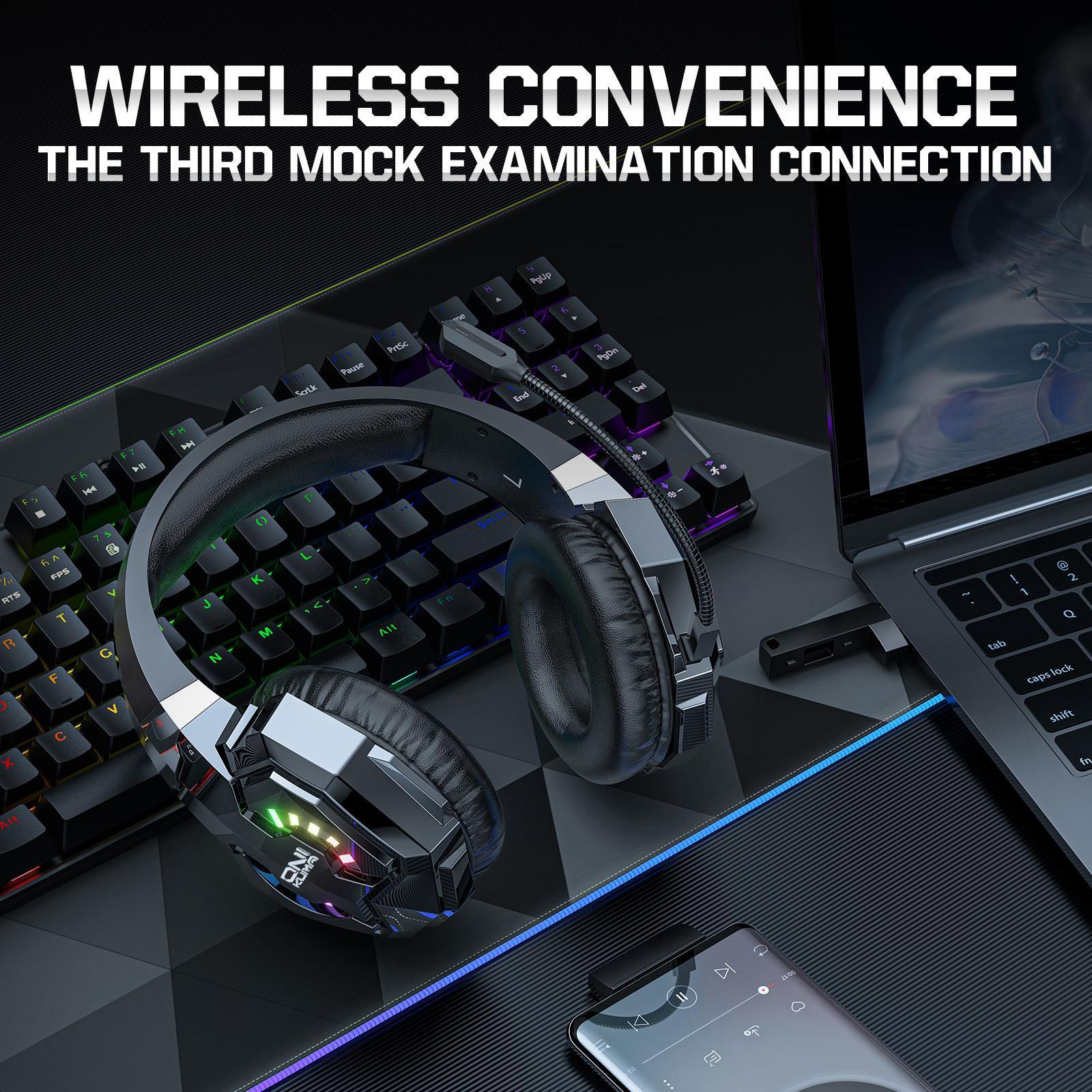 Tri-Mode Bluetooth Gaming Headset Black