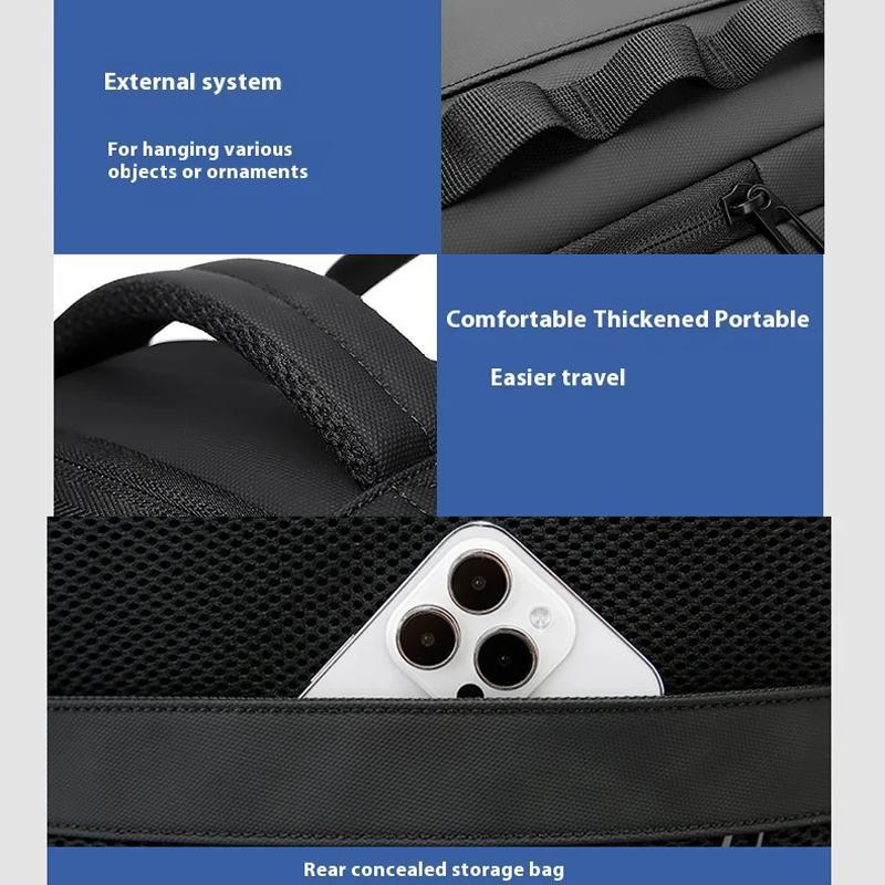 Large Capacity Business Backpack For Men - Black