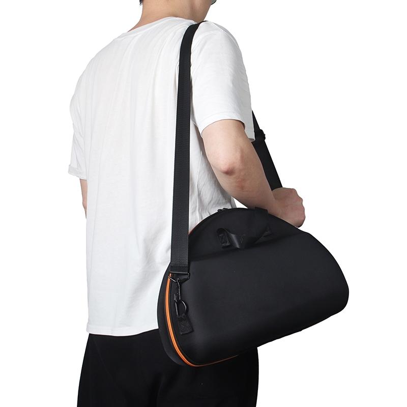 Outdoor Portable Speaker Protection Bag for Harman Kardon Go & Play3 - Black Grey