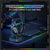 Rgb Gaming Headset With Mic 2.2M Cable Black