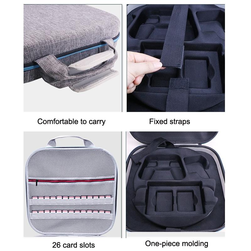 Nintendo Switch Fitness Ring Storage Bag - Hard Shell - Gray