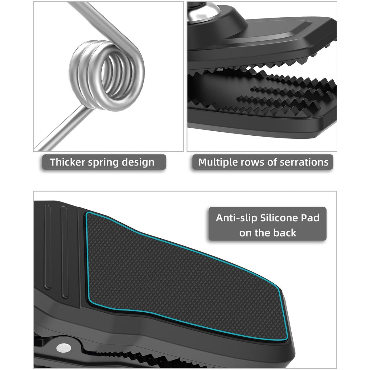 360 Degree Swivel Backpack Clip for Magnetic Action Camera Mount