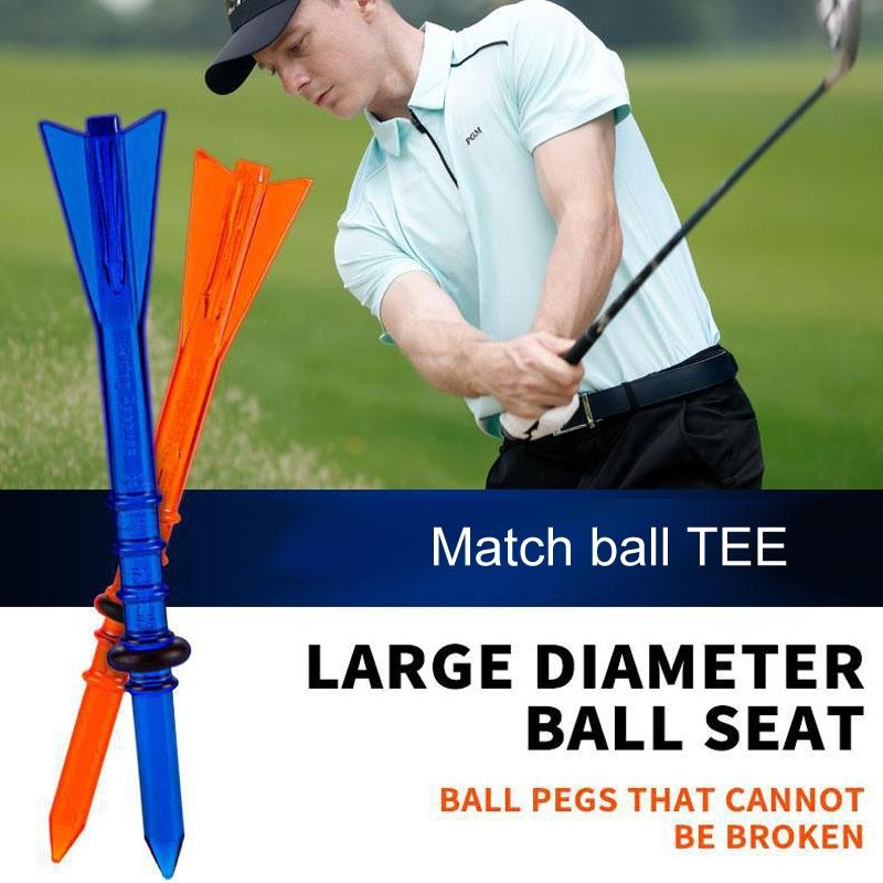 30 Adjustable Golf Tees with 83mm Height Limit - Set of 30 - White