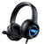 40Mm Custom Drive Game Headphones With Abyss Lamp Effect Black