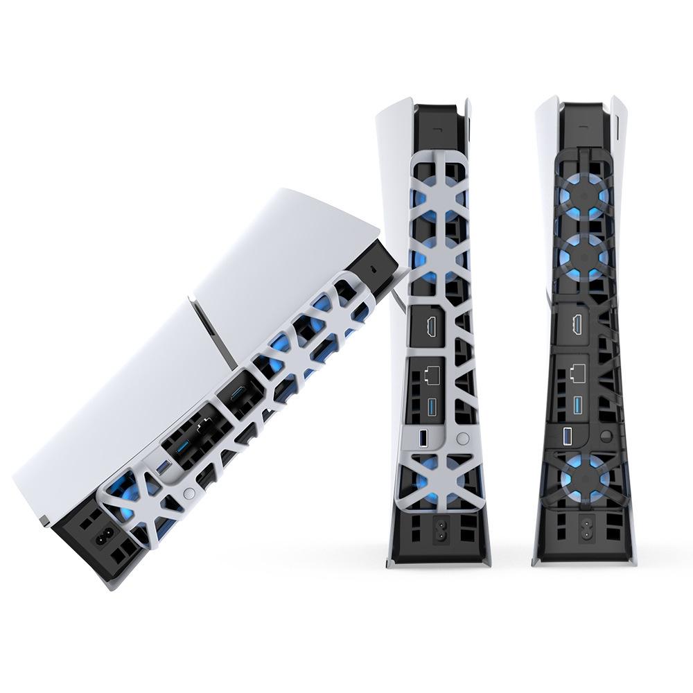 Thermal Cooling Fan for Ps5 Slim - Rear Blu Ray - White
