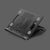Adjustable Laptop Cooling Stand - Foldable Design - Black