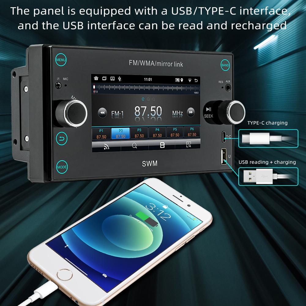Android 12 Car Gps Navigation Player 1Gb + 32Gb Carplay / Android Auto / Mirrorlink / Wifi