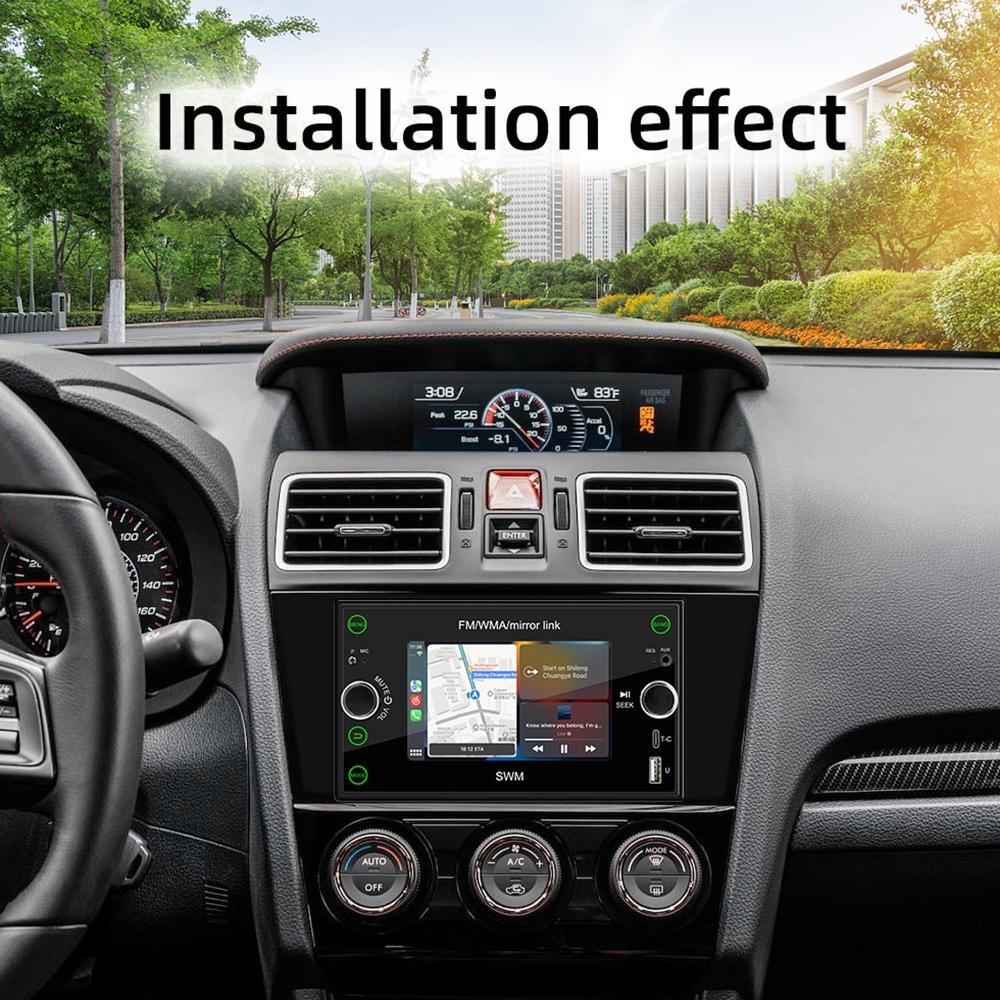 Android 12 Car Gps Navigation Player 1Gb + 32Gb Carplay / Android Auto / Mirrorlink / Wifi