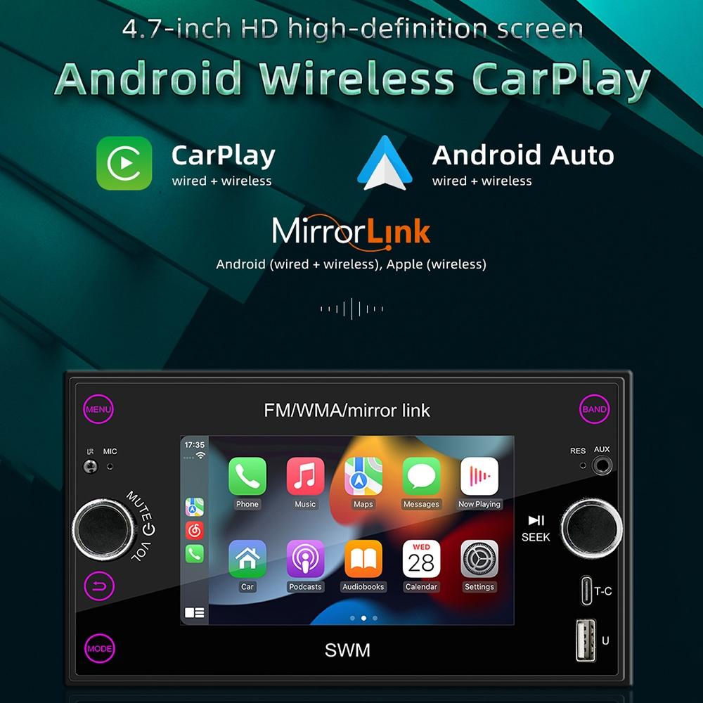 Android 12 Car Gps Navigation Player 1Gb + 32Gb Carplay / Android Auto / Mirrorlink / Wifi
