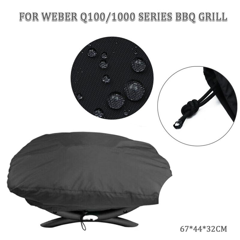 Waterproof Cover for Weber 7100 / Q100 / Q1000 - 67.1x44x32cm - Ideal for Outdoor Camping and Garden