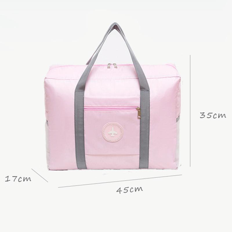 Folding Travel Bag With Trolley Case For Luggage