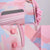 Double School Backpack for Girls - Pink