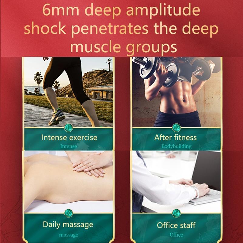 Compact Multi-Gear Fascial Massager For Home Use - Black