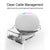 Wall-mounted / Desktop Acrylic Bracket for Apple Homepod Mini - White