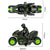 High-speed 2.4g Rc Motorcycle for Drifting and Off-road Riding - Black Green