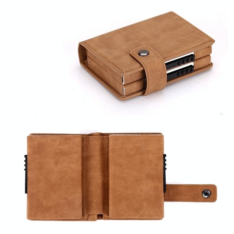 Secure Dual Card Wallet With Rfid Blocking