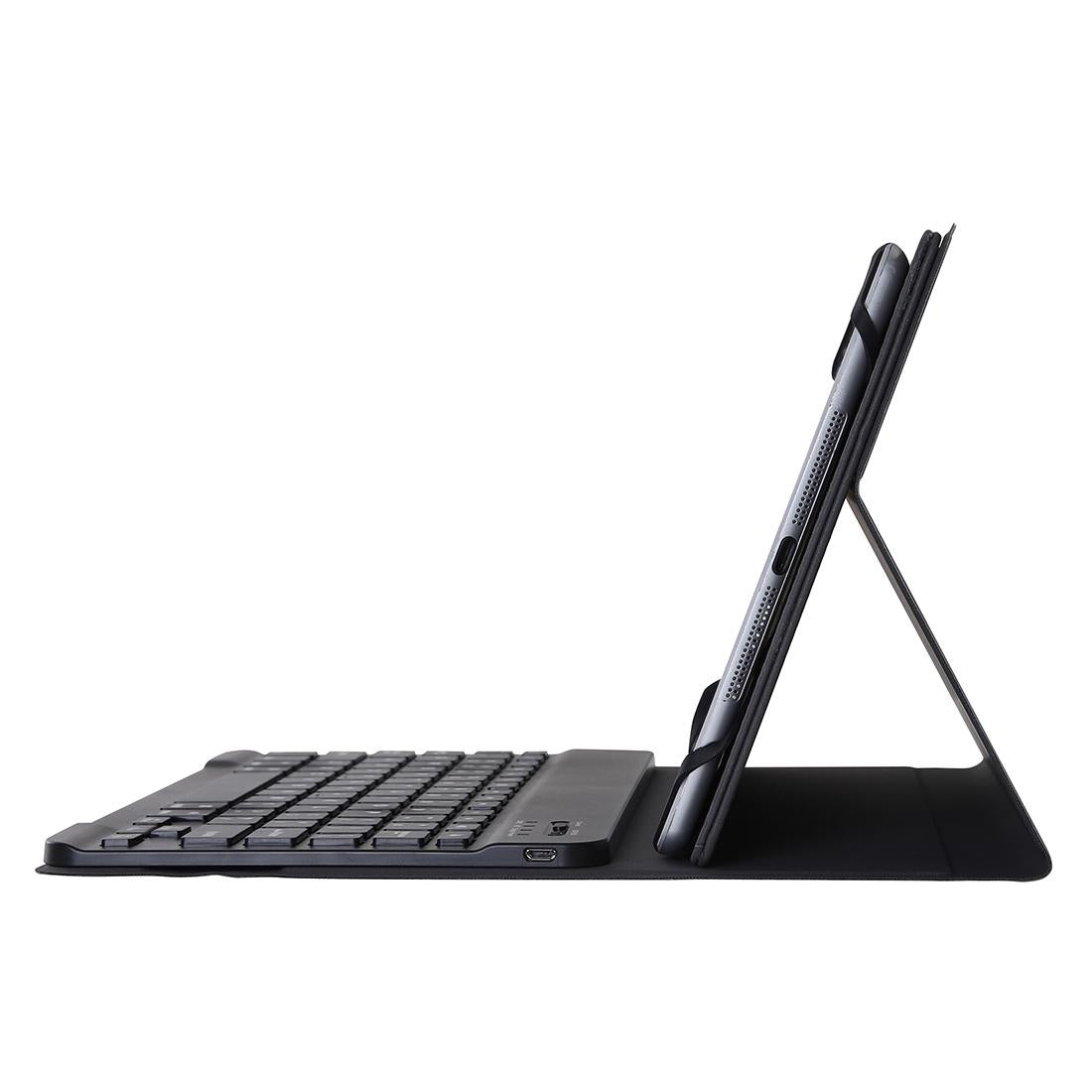 Universal 9.7-10 Inch Detachable Bluetooth Keyboard Tablet Case For Android Apple And Windows With Stand - Black