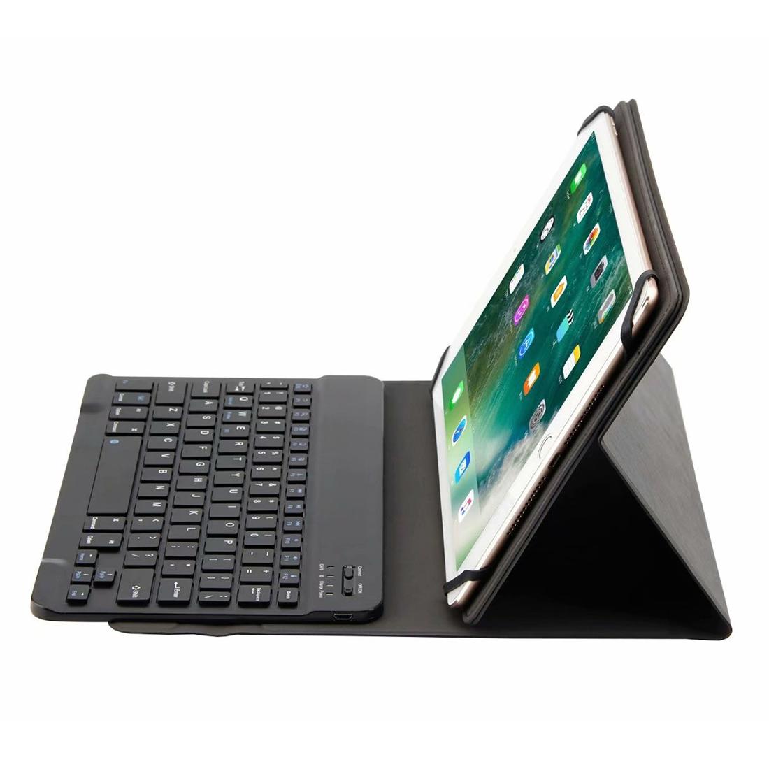 Universal 9.7-10 Inch Detachable Bluetooth Keyboard Tablet Case For Android Apple And Windows With Stand - Black