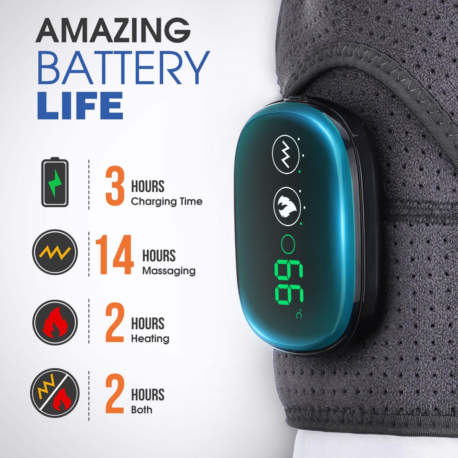 Vibration Shoulder Massager For Joint Pain Relief Gray - Gray