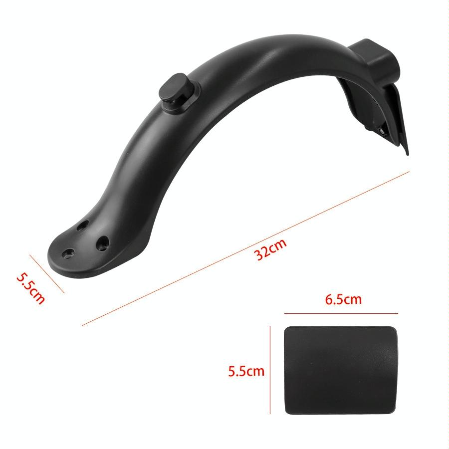 Xiaomi M365 Pro 2 Electric Scooter Rear Fender Bracket with Tail Light and Tool Set - Black Suit