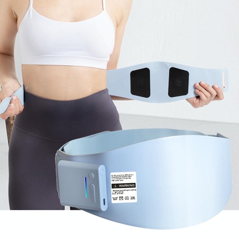 Ems Abdominal Massager For Waist Pain Relief Lake Blue
