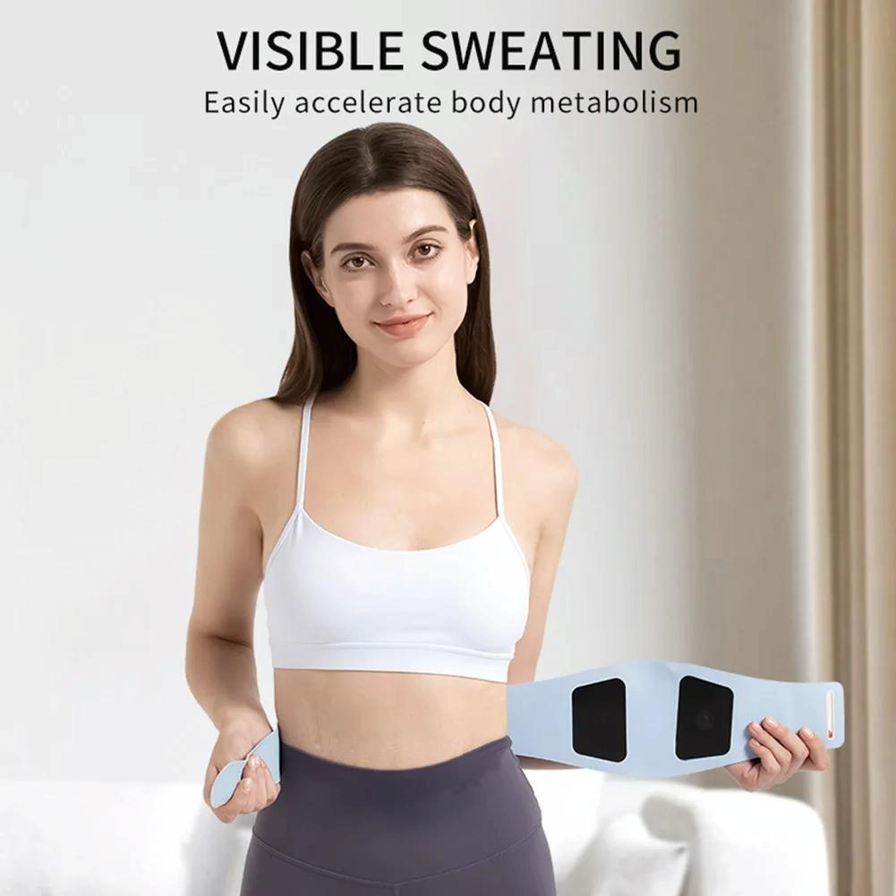 Ems Abdominal Massager For Waist Pain Relief Lake Blue