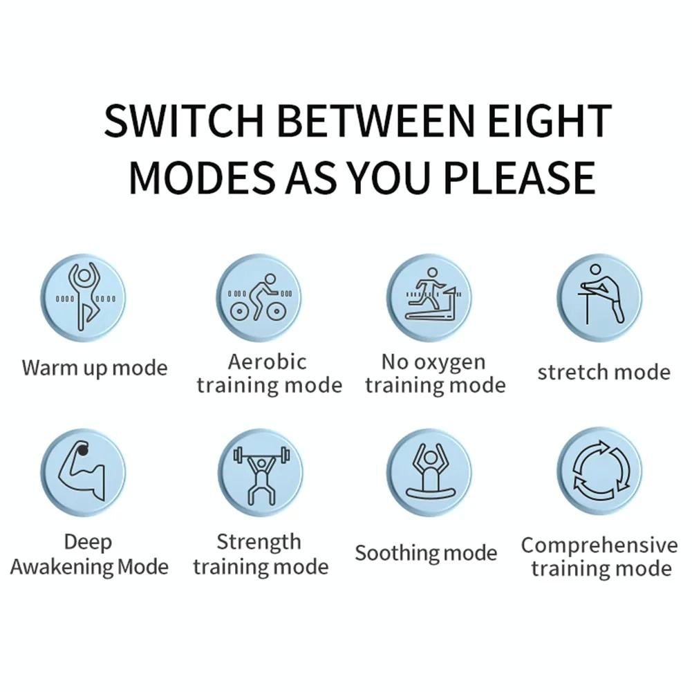 Ems Abdominal Massager For Waist Pain Relief Lake Blue