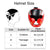 Competition Sparring Boxing Helmet For Head Protection - Red With Mask - S