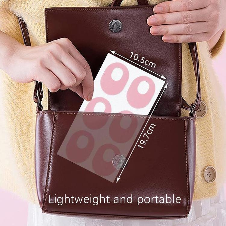 Latex Callus Protection Sticker Anti-Wear - Pink Elliptical