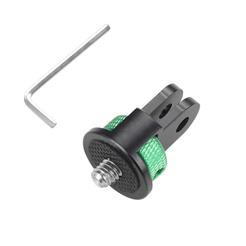 Universal 1 / 4 Inch Screw Action Camera Adapter - Adjustable - Black