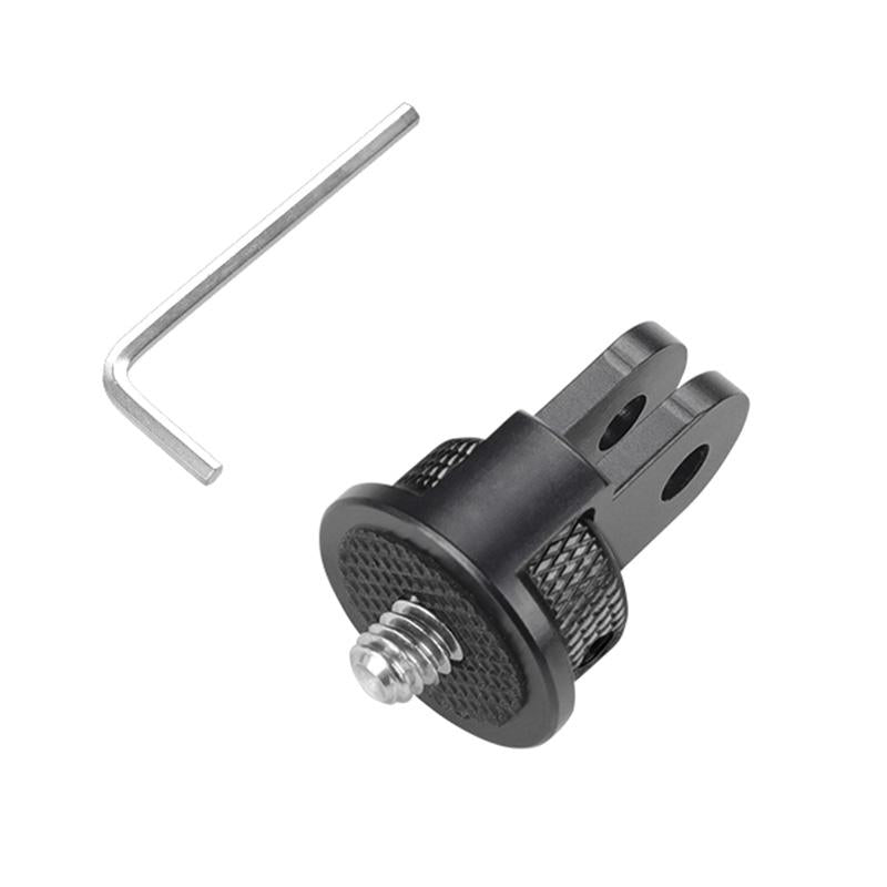 Universal 1 / 4 Inch Screw Action Camera Adapter - Adjustable - Black