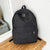Simple Women Travel Backpack Solid Colour - Black