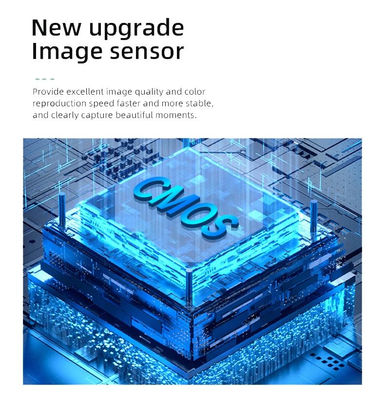 Portable 16X Zoom Hd Digital Camera With 2.88 Ips Screen - Champagne Gold