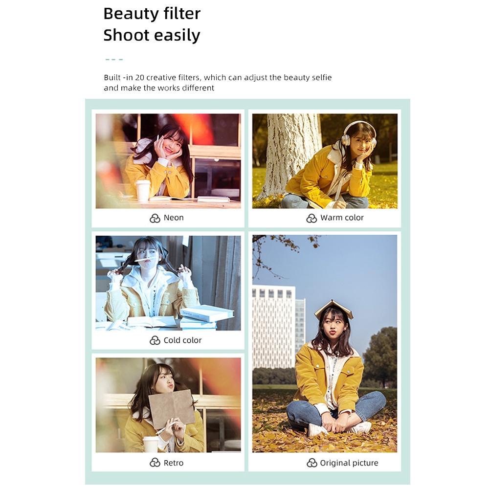 Portable 16X Zoom Hd Digital Camera With 2.88 Ips Screen - Champagne Gold