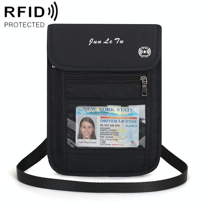Rfid Passport Storage Bag Anti Theft Messenger - Green