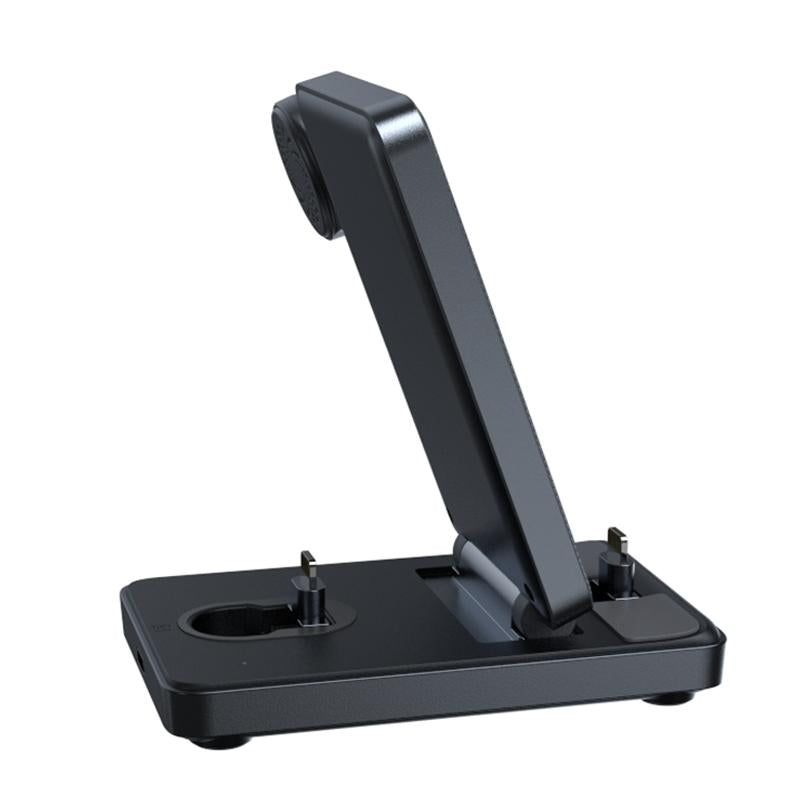 4 In 1 Wireless Charging Stand For Iphone / Airpods / Apple Watch Black