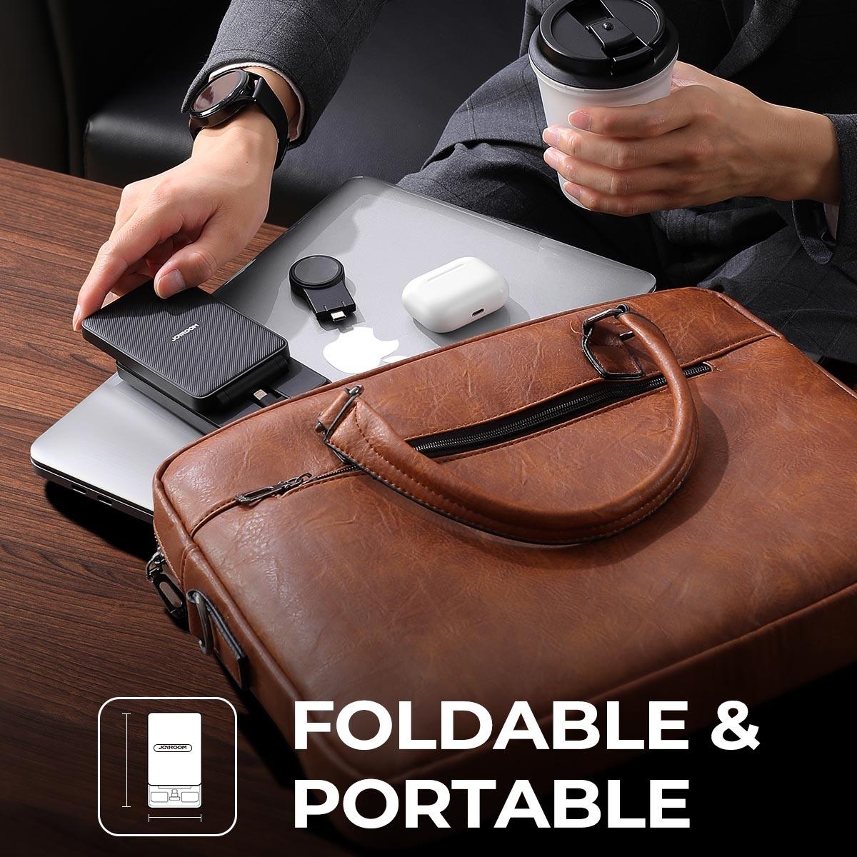 4 In 1 Wireless Charging Stand For Iphone / Airpods / Apple Watch Black