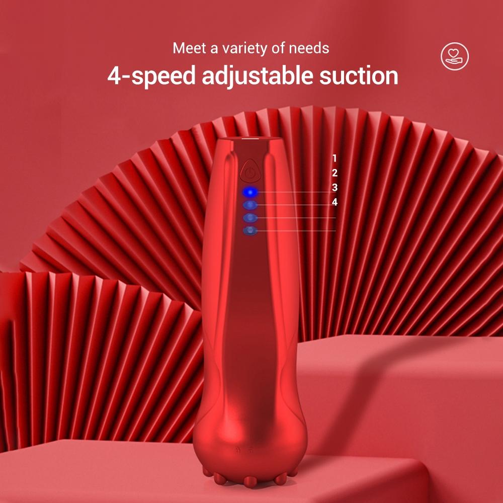 Electric Cupping Device Vacuum Massage Tool - Red