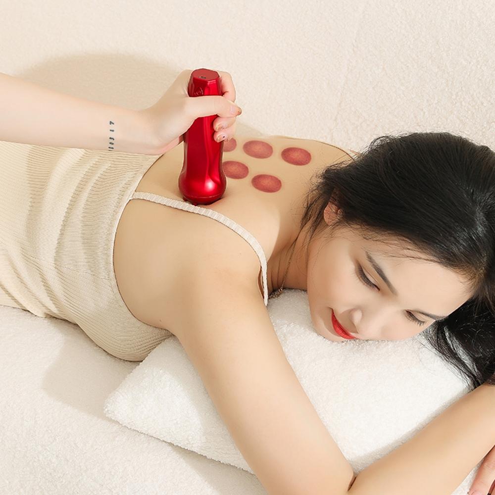 Electric Cupping Device Vacuum Massage Tool - Red