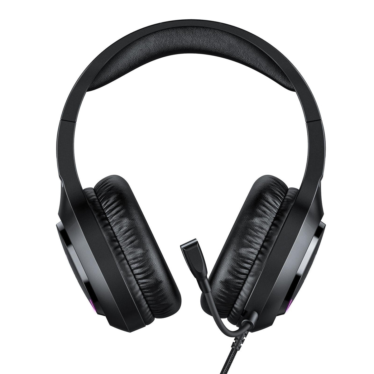 Rgb Gaming Headset With Mic 2.2M Cable Black