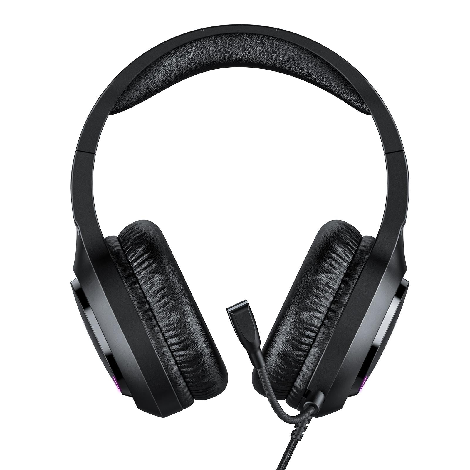 Rgb Gaming Headset With Mic 2.2M Cable Black